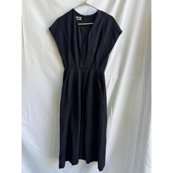 Co Black Short Sleeve Dress Size XS (Ripped & Small Discoloration) - Picture 1 of 14